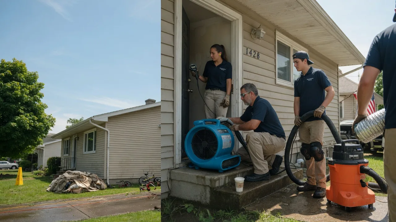 Water Damage Restoration in Wolflake, IN near me